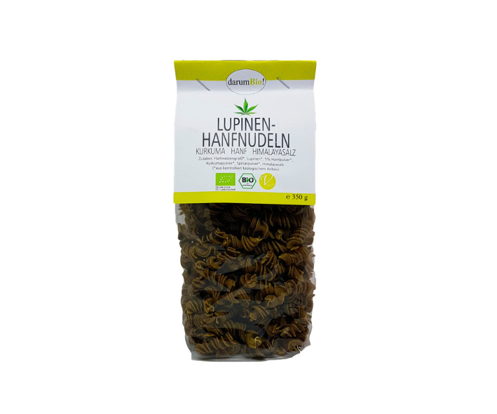 Lupinen-Hanfnudeln